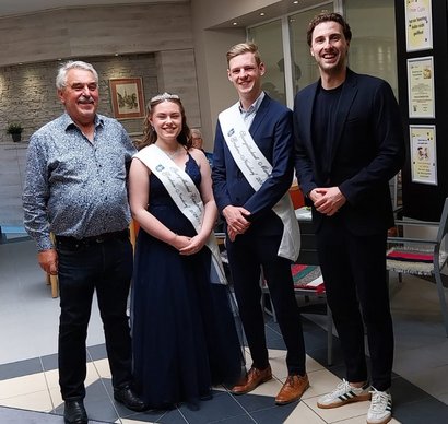 Spargelhohheiten zu Gast in der Rheinaue