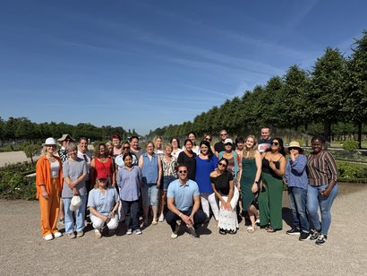 Mitarbeitende der AWO Rheinaue beim Betriebsausflug